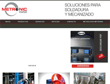 Tablet Screenshot of metronicmetal.com